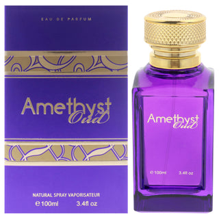 Fine Perfumery Amethyst Oud Unisex EDP Spray - 3.4 oz