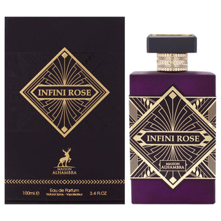 Infini Rose by Maison Alhambra for Unisex - 3.4 oz EDP Spray
