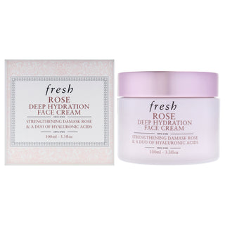 Rose Deep Hydration Face Cream by Fresh for Women - 3.3 oz Cream