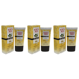 BB Cream SPF 15 - Light by Burts Bees for Women - 1.7 oz Makeup - Pack of 3