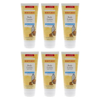 Milk and Honey Body Lotion by Burts Bees for Unisex - 6 oz Body Lotion - Pack of 6