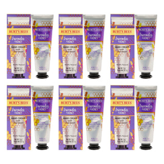 Lavender and Honey Hand Cream by Burts Bees for Unisex - 1 oz Cream - Pack of 6
