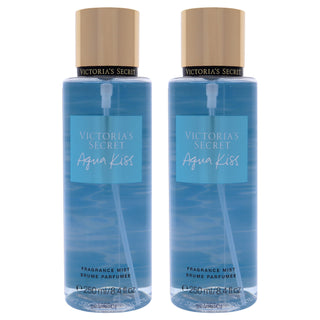 Aqua Kiss by Victorias Secret for Women - 8.4 oz Fragrance Mist - Pack of 2
