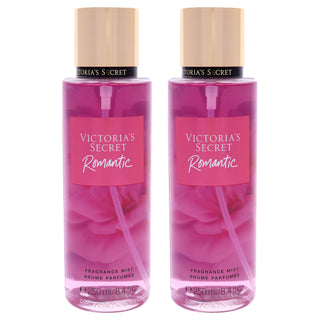 Romantic Fragrance Mist by Victorias Secret for Women - 8.4 oz Fragrance Mist - Pack of 2
