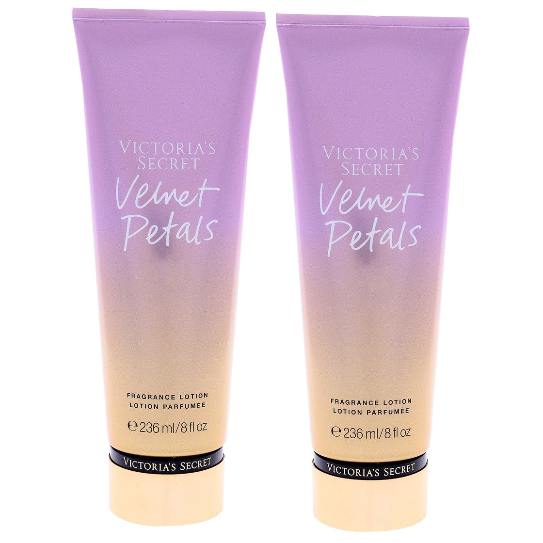 Velvet Petals Fragrance Lotion by Victorias Secret for Women - 8 oz Body Lotion - Pack of 2