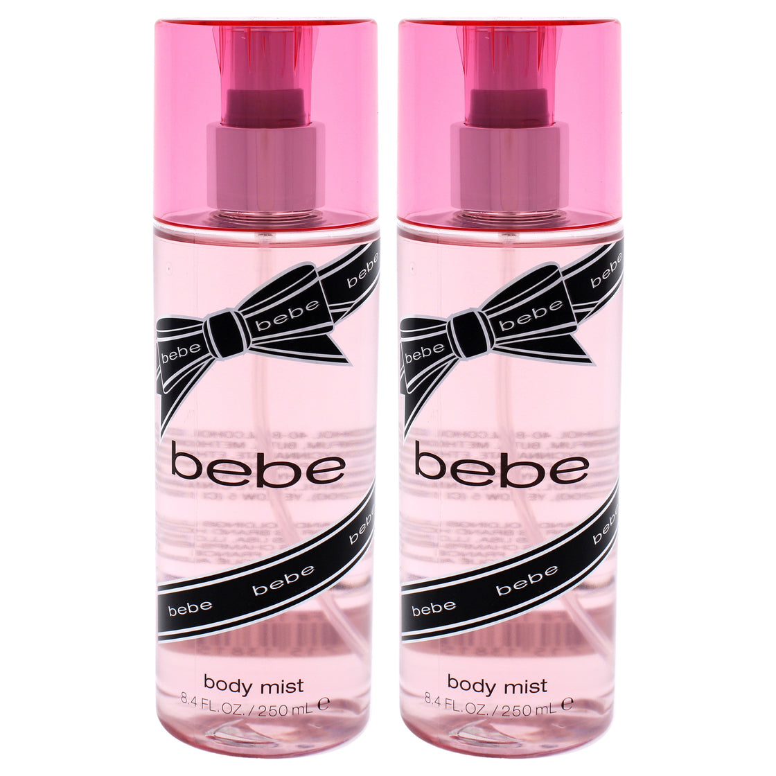 Bebe Silver by Bebe for Women - 8.4 oz Body Mist - Pack of 2