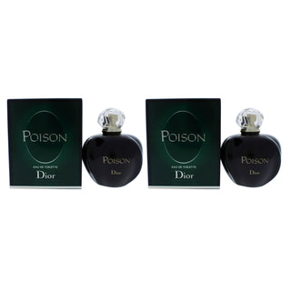 Poison by Christian Dior for Women - 3.4 oz EDT Spray - Pack of 2