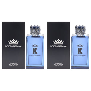 K by Dolce and Gabbana for Men - 3.3 oz EDP Spray - Pack of 2