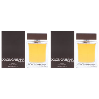 The One by Dolce and Gabbana for Men - 3.3 oz EDT Spray - Pack of 2