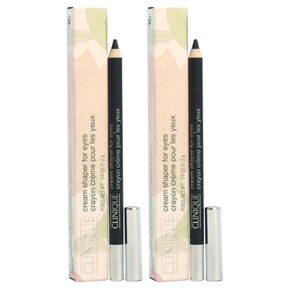 Cream Shaper For Eyes - 101 Black Diamond by Clinique for Women - 0.04 oz Eyeliner - Pack of 2