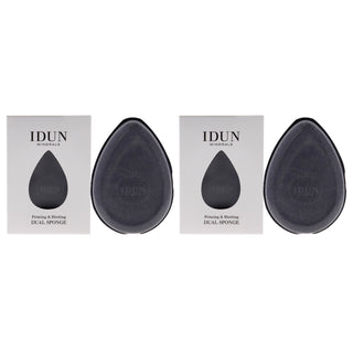 Primer and Blotting Dual Sponge - 049 by Idun Minerals for Women - 1 Pc Sponge - Pack of 2