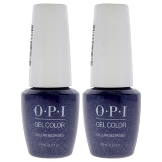 GelColor - GCG 46B Chills Are Multiplying by OPI for Women - 0.25 oz Nail Polish - Pack of 2