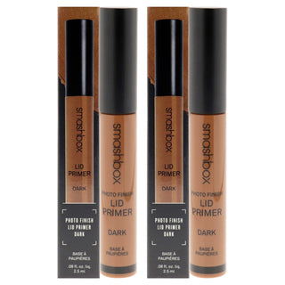 Photo Finish Lid Primer - Dark by SmashBox for Women - 0.08 oz Eye Primer - Pack of 2