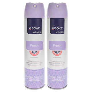 48 Hours Antiperspirant Deodorant - Fresh by Above for Women - 3.17 oz Deodorant Spray - Pack of 2