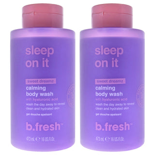 Sleep On It Calming Body Wash by B.Tan for Unisex - 16 oz Body Wash - Pack of 2