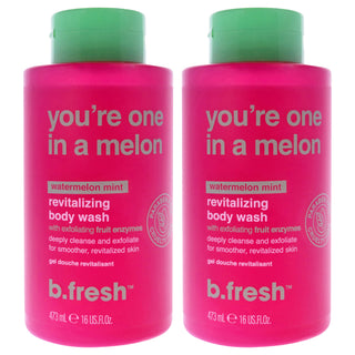 Youre One In A Melon Body Wash by B.Tan for Unisex - 16 oz Body Wash - Pack of 2