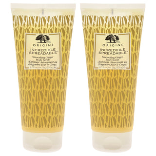 Ginger Body Scrub by Origins for Unisex - 6.7 oz Scrub - Pack of 2