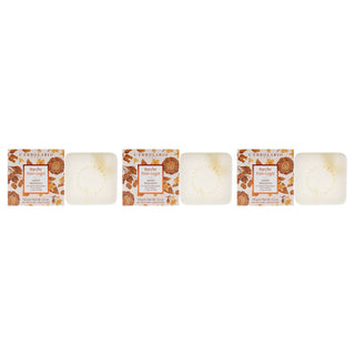 Berries Flowers Wood Perfumed Soap by LErbolario for Unisex - 3.5 oz Soap - Pack of 3