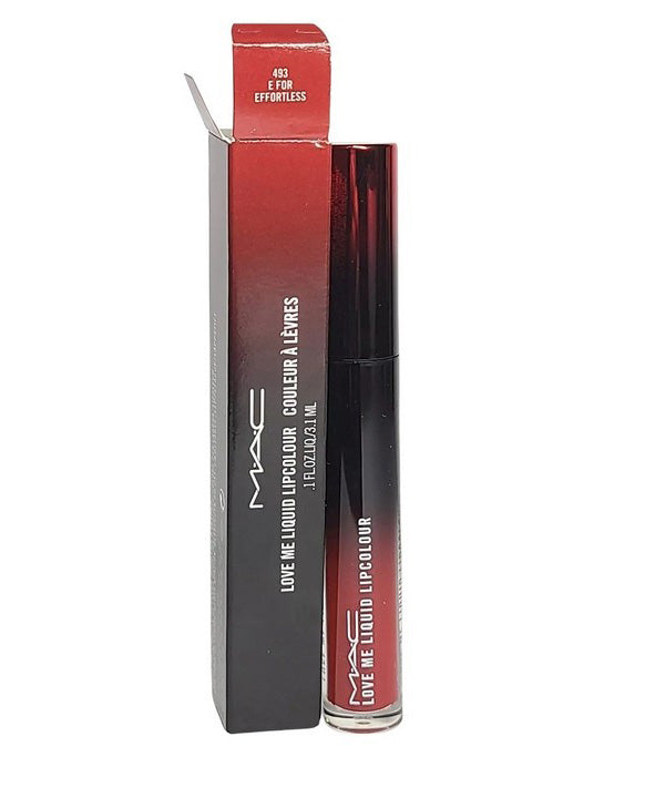 MAC Love Me Liquid Lipcolour #493 E For Effortless 3.1 ML - 773602600007