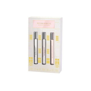 ROMANCE 3 PCS SET FOR WOMEN: 0.34 EAU DE PARFUM SPRAY + BEYOND ROMANCE 0.34 EAU DE PARFUM SPRAY + ROMANCE INTENSE 0.34 EAU DE PARFUM SPRAY