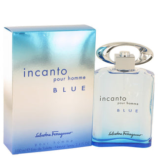 SALVATORE FERRAGAMO INCANTO BLUE 3.4 EDT SP FOR MEN