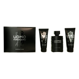 Uomo Signature By Salvatore Ferragamo, 3 Piece Set For Men