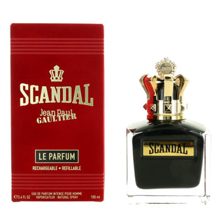 Scandal Le Parfum By Jean Paul Gaultier, 3.4 Oz Eau De Parfum Intense Rechargeable Spray For Men