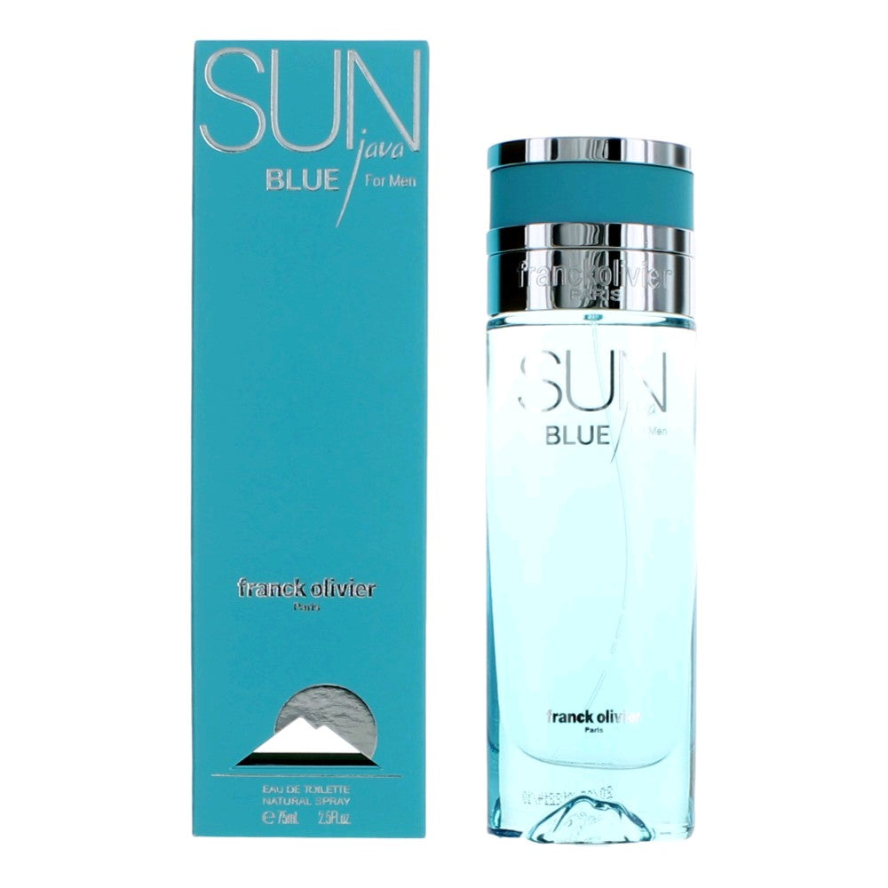 Sun Java Blue By Franck Olivier, 2.5 Oz Eau De Toilette Spray For Men