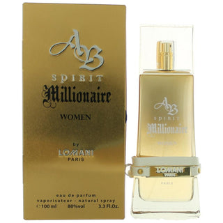 Ab Spirit Millionaire By Lomani, 3.3 Oz Eau De Parfum Spray For Women