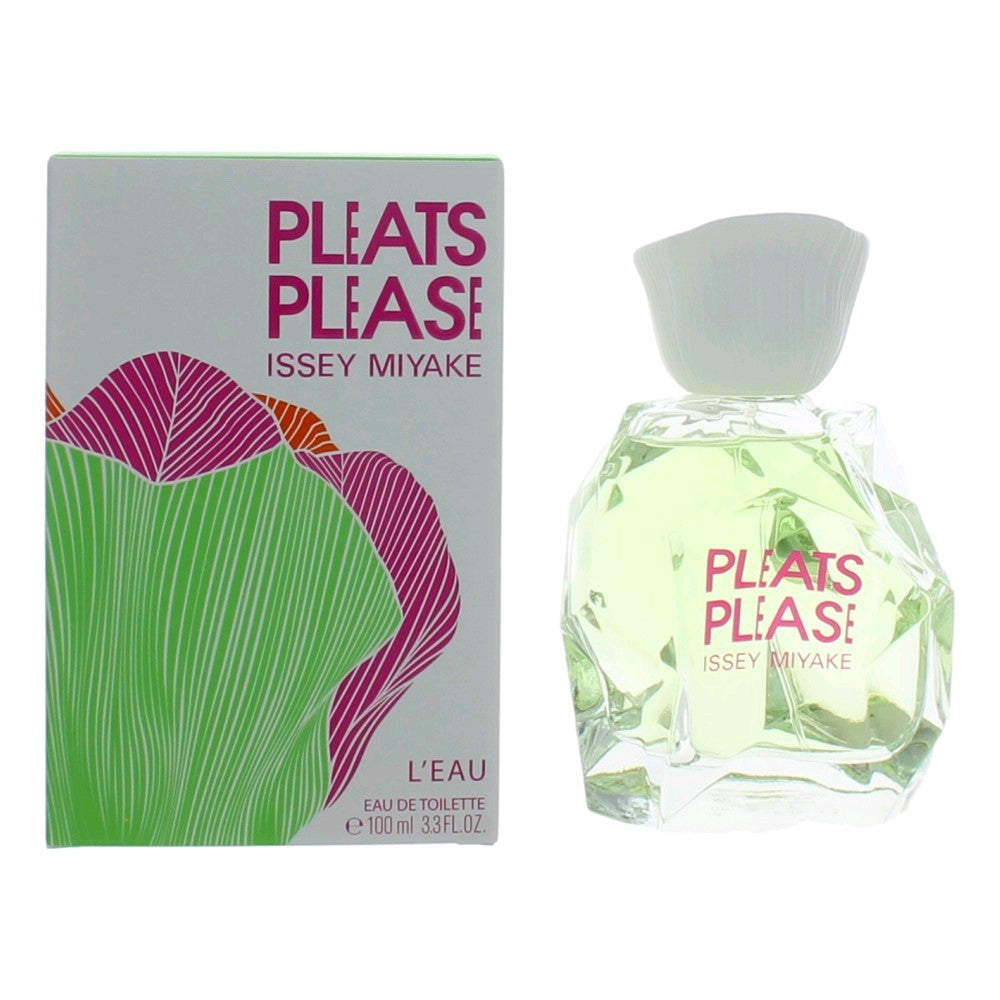 Pleats Please L'Eau By Issey Miyake, 3.4 Oz Eau De Toilette Spray For Women