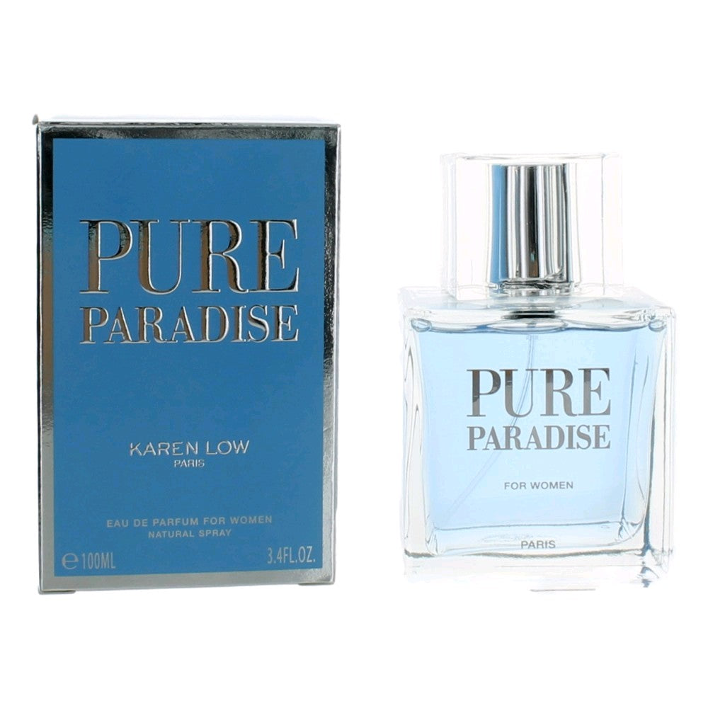 Pure Paradise By Karen Low, 3.4 Oz Eau De Parfum Spray For Women