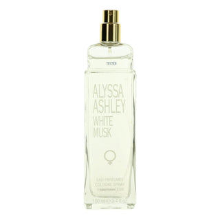 White Musk By Alyssa Ashley, 3.4 Oz Eau De Toilette Spray For Women Tester