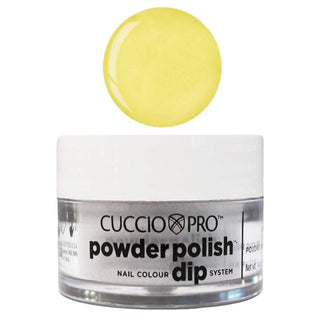 Pro Powder Polish Nail Colour Dip System - Bright Neon Yellow by Cuccio Colour for Women - 0.5 oz Nail Powder