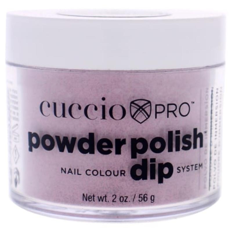 Pro Powder Polish Nail Colour Dip System - Barbie Pink Glitter by Cuccio Colour for Women - 1.6 oz Nail Powder