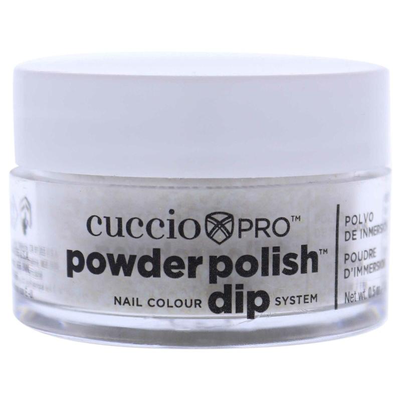 Pro Powder Polish Nail Colour Dip System - Gold Glitter by Cuccio Colour for Women - 0.5 oz Nail Powder