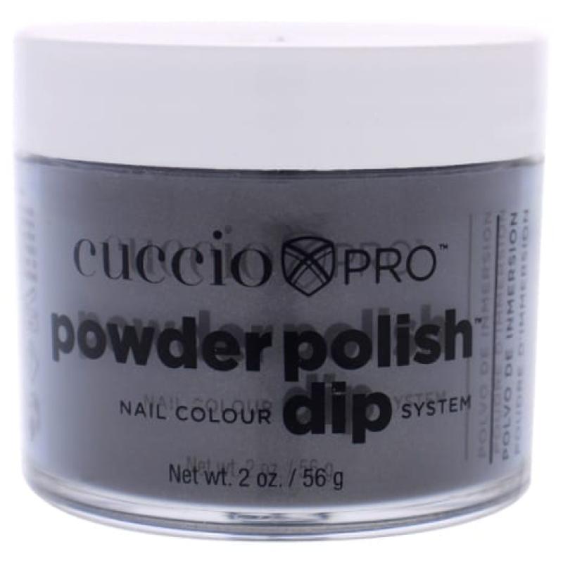 Pro Powder Polish Nail Colour Dip System - Silver With Grey Undertones by Cuccio Colour for Women - 1.6 oz Nail Powder