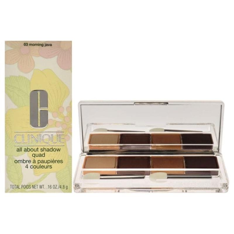 Clinique All About Eye Shadow Quad for Women, 03/Morning Java, 0.16 Ounce