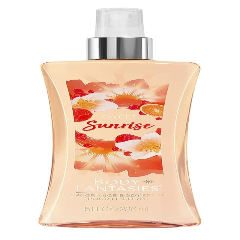 Body Fantasies Sweet Sunrise 8 Oz Fragrance Body Spray