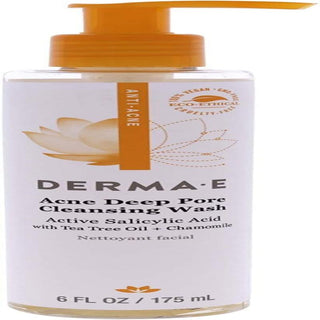 Acne Deep Pore Cleansing Wash by Derma-E for Unisex - 6 oz Cleanser