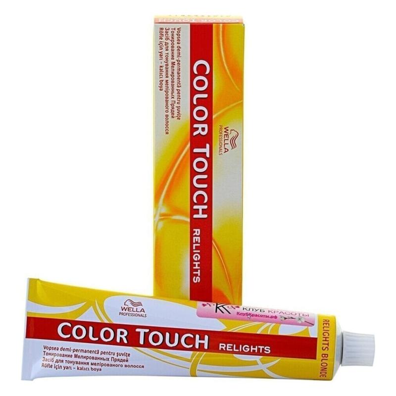 Color Touch Relights Demi-Permanent Color - 18 Ash Pearl by Wella for Unisex - 2 oz Hair Color