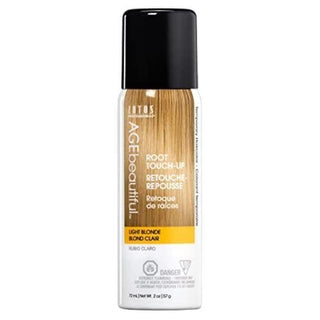 Root Touch Up Temporary Haircolor Spray - Light Blonde by AGEbeautiful for Unisex - 2 oz Hair Color