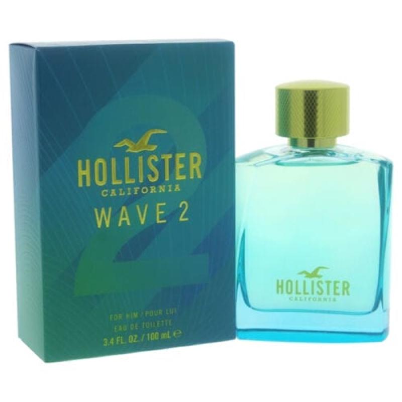 Wave 2 by Hollister for Men - 3.4 oz EDT Spray