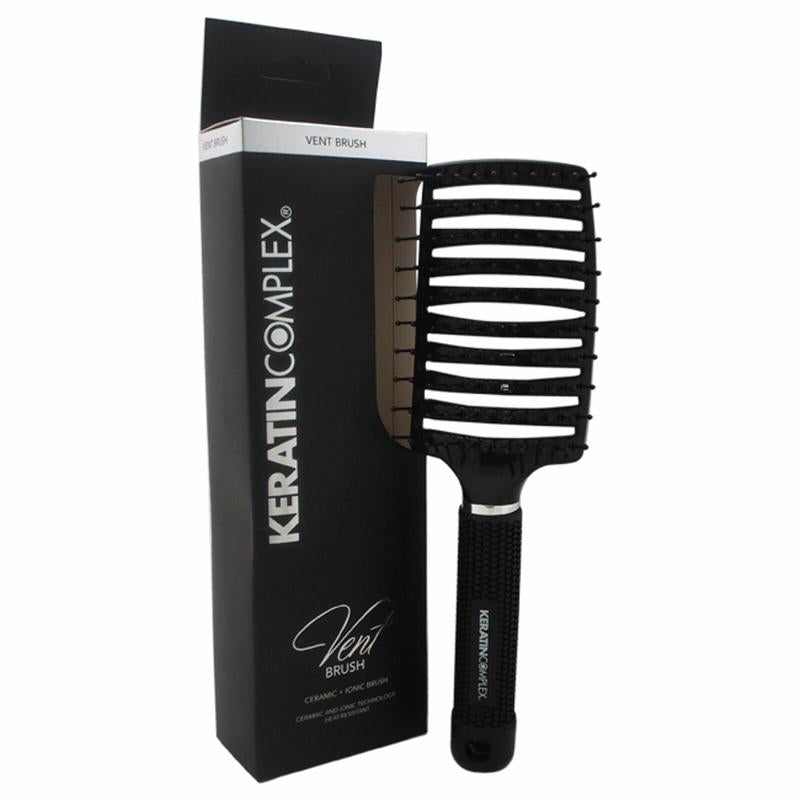 Curved Vent Brush - Black by Keratin Complex for Unisex - 1 Pc Hair Brush