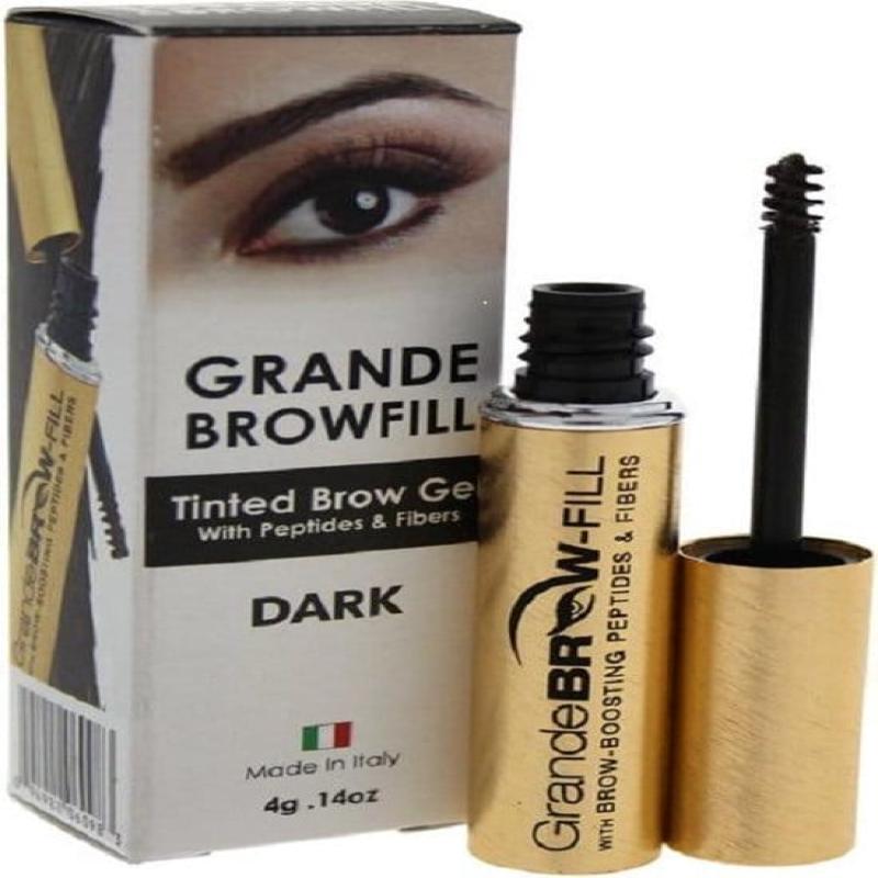 Grande Browfill Tinted Brow Gel - Dark by Grande Cosmetics for Women - 0.14 oz Eyebrow Gel