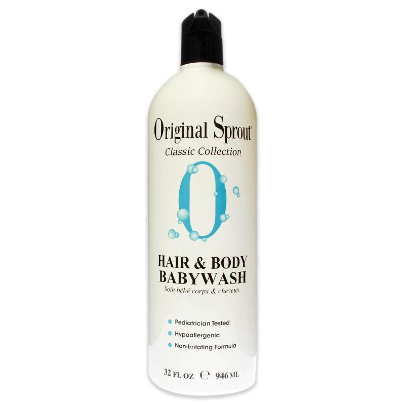 Hair And Body Baby Wash By Original Sprout For Kids - 32 Oz Hair And Body Wash