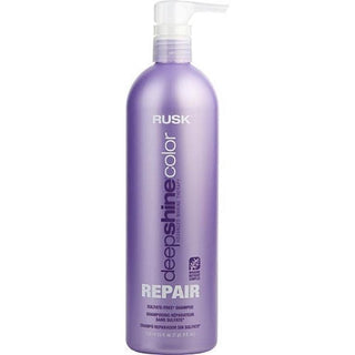 Deepshine Color Repair Sulfate-Free Shampoo by Rusk for Unisex - 25 oz Shampoo