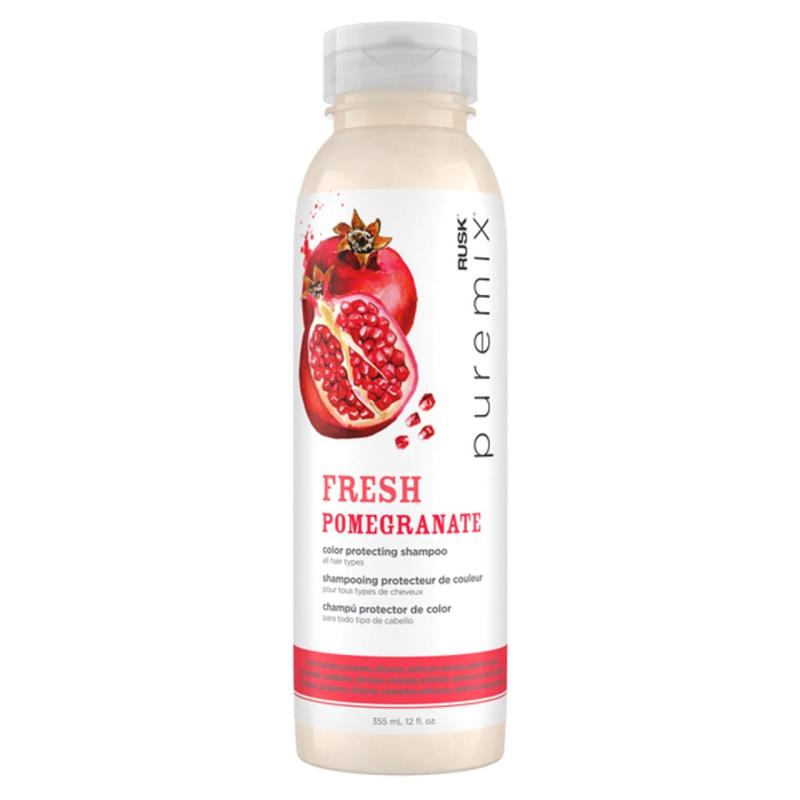 Puremix Fresh Pomegranate Color Protecting Shampoo by Rusk for Unisex - 12 oz Shampoo