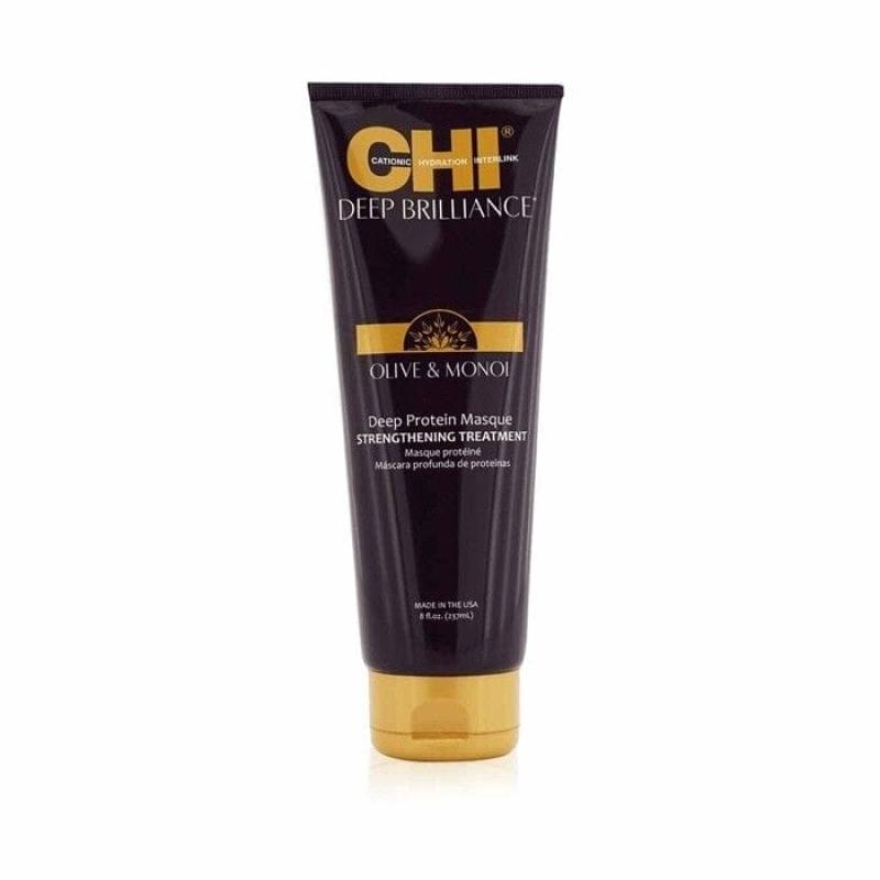 Deep Brilliance Deep Protein Masque Strengthening Treatment by CHI for Unisex - 8 oz Treatment