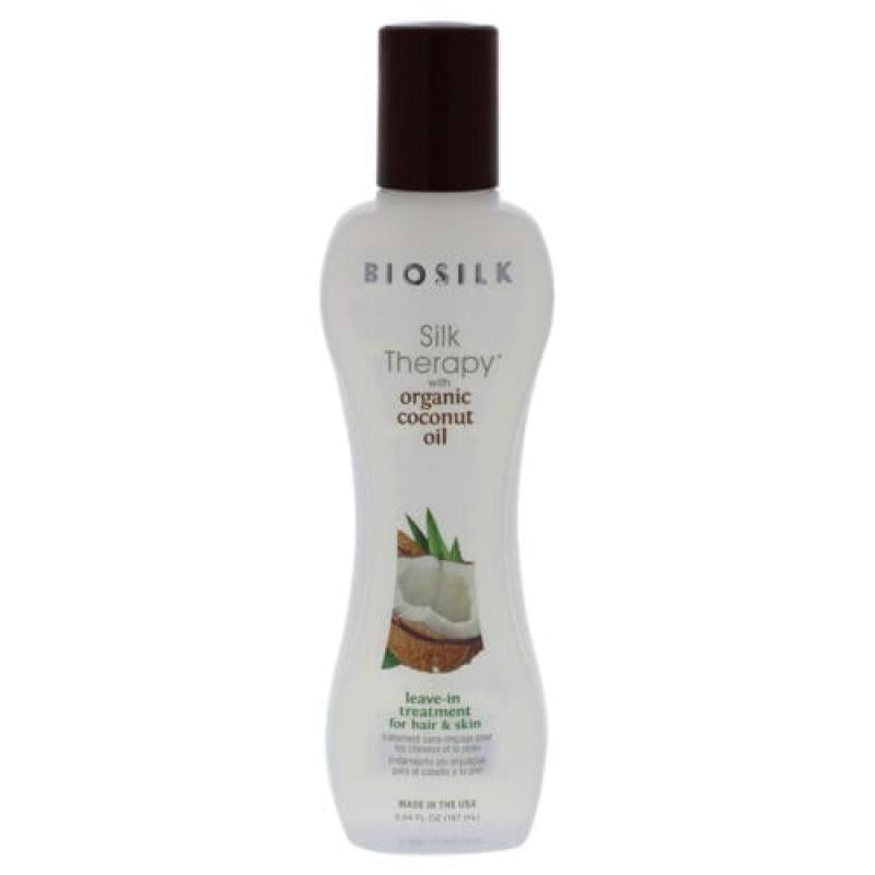 Silk Therapy with Organic Coconut Oil Leave-In Treatment by Biosilk for Unisex - 5.64 oz Treatment