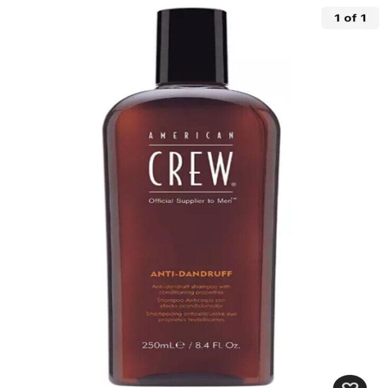 Anti-Dandruff Sebum Control Shampoo by American Crew for Men - 8.4 oz Shampoo